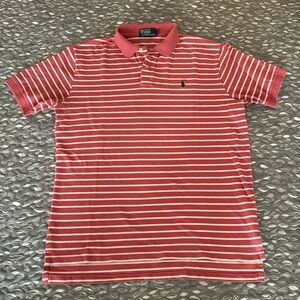 POLO RALPH LAUREN Men’s Striped Short-Sleeve Shirt, size large